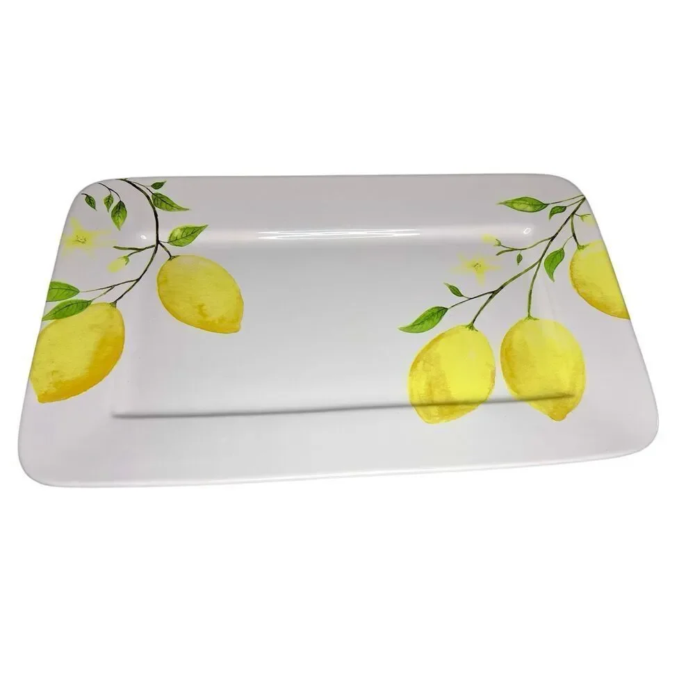 Sur La Table Citron Lemon Rectangular Serving Platter 18x11